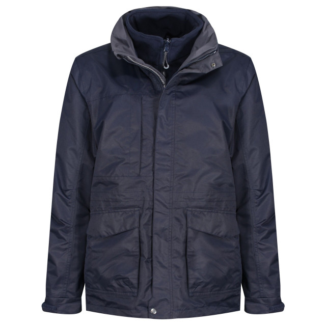 Regatta Heren benson iii hooded jacket UTRG3742_greyblue large