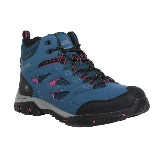 Regatta Dames holcombe iep mid hiking boots UTRG3705_moroccanblueredviolet large