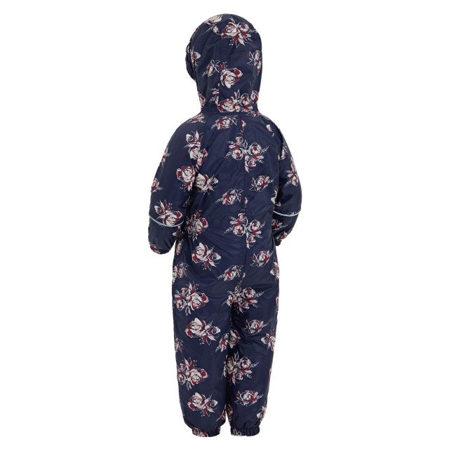 Regatta Kinder/kinderen printed splat ii hooded regenpak UTRG3634_sweetlilac large