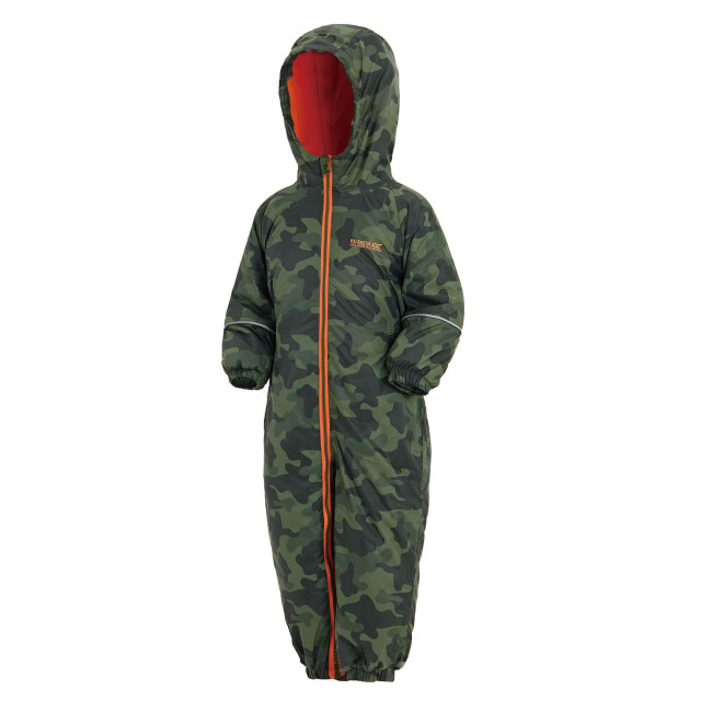 Regatta Kinder/kinderen printed splat ii hooded regenpak UTRG3634_sweetlilac large