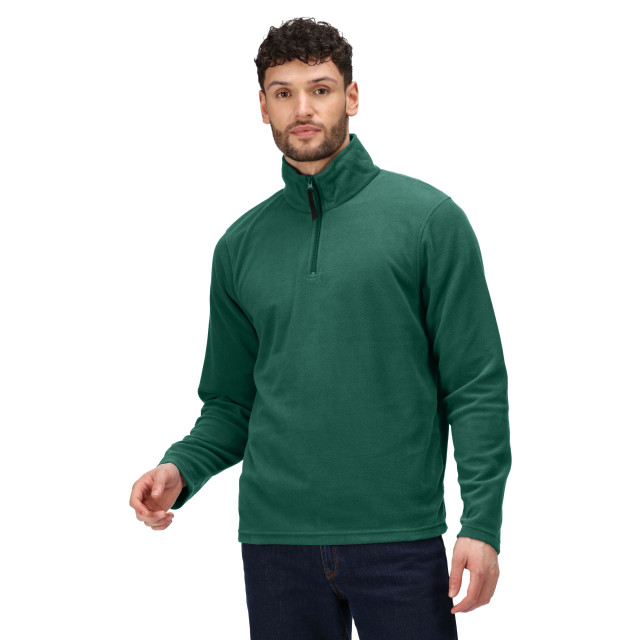 Regatta Heren micro zip turtle neck fleece sweater UTRG1580_bottlegreen large