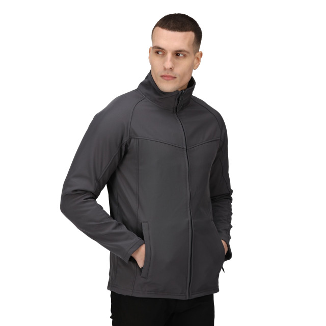 Regatta Heren uproar softshell windbestendige fleece vest UTRG1480_sealgrey large Regatta Heren uproar softshell windbestendige fleece vest UTRG1480_sealgrey large
