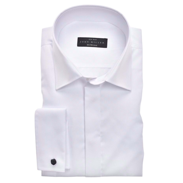 John Miller Slim fit lange mouw overhemden 5345518-910 large