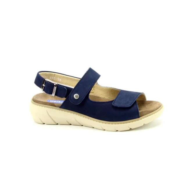Wolky 00410311 Corfu Antique nubuck Sandalen Blauw 00410311 Corfu Antique nubuck large