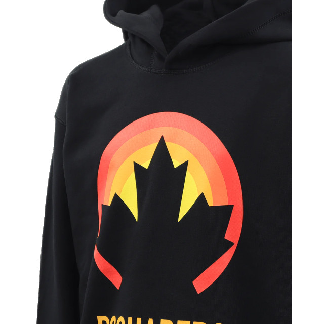 Dsquared2 Kids slouch fit felpa DQ1741-D009B-DQ90S large