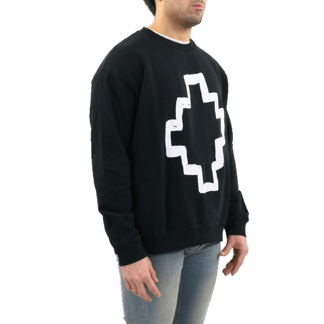 Marcelo Burlon Heren tempera coss crewneck cmba049f21fle004-1001 large