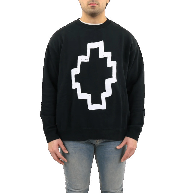 Marcelo Burlon Heren tempera coss crewneck cmba049f21fle004-1001 large