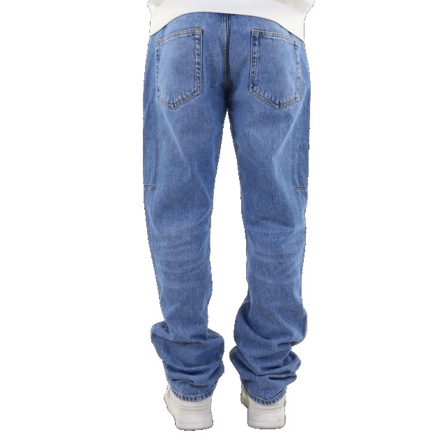 Flaneur Homme Heren straight jeans NOS033FH-BLUE DENIM large