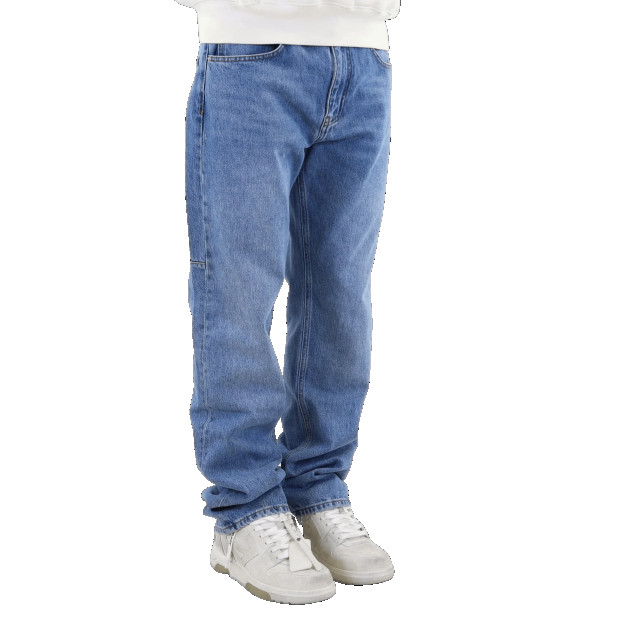 Flaneur Homme Heren straight jeans NOS033FH-BLUE DENIM large