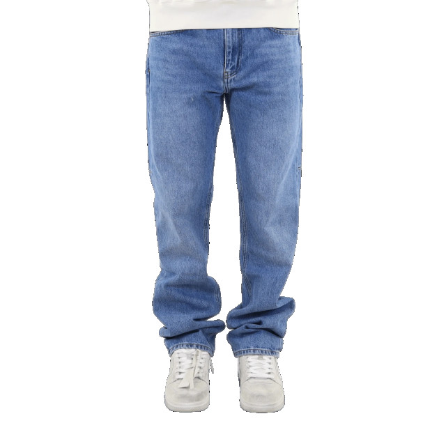 Flaneur Homme Heren straight jeans NOS033FH-BLUE DENIM large