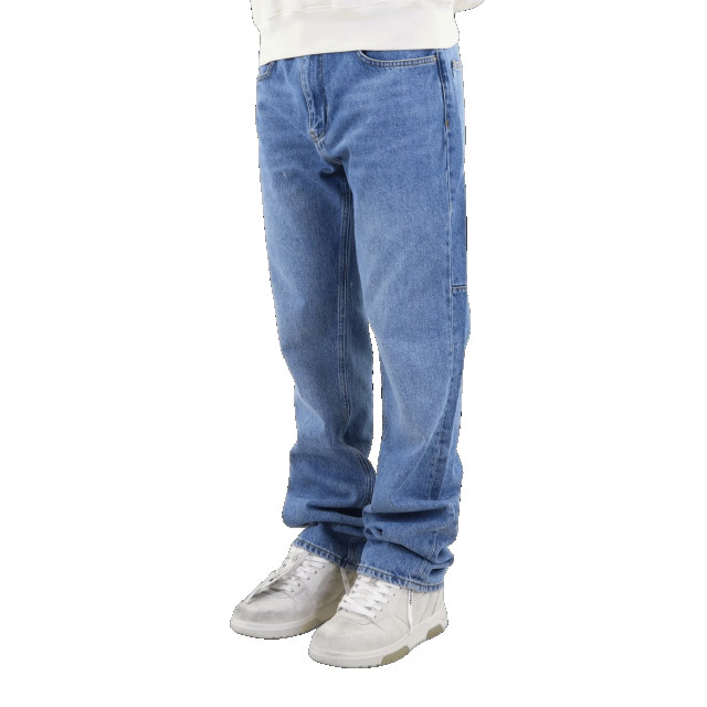 Flaneur Homme Heren straight jeans NOS033FH-BLUE DENIM large