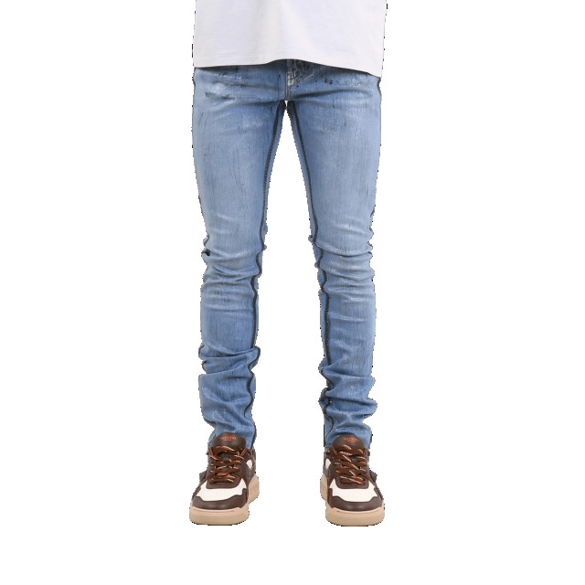 Flaneur Homme Heren skinny jeans W10106FH-BLUE large