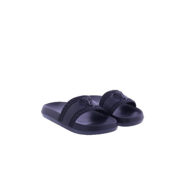 Versace Heren rubber pool slides 1008733-DGO9G-1B000 large
