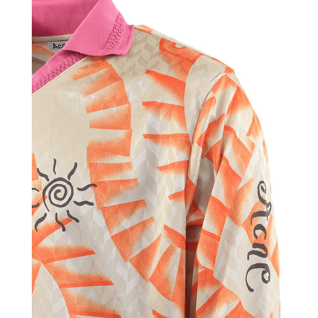 Acne Studios Heren printed long sleeve BL0353-AC41-ORANGE large