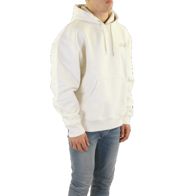 Olaf Hussein Heren olaf heavyweight studio hoodie M100207-WHITE large