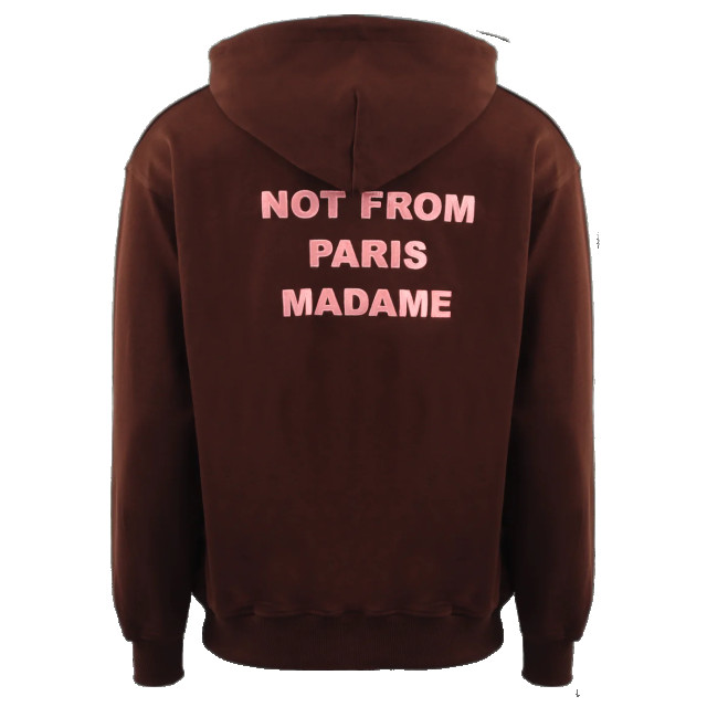 Drole De Monsieur Heren le hoodie slogan wine C-HO101-CO001-WINE large