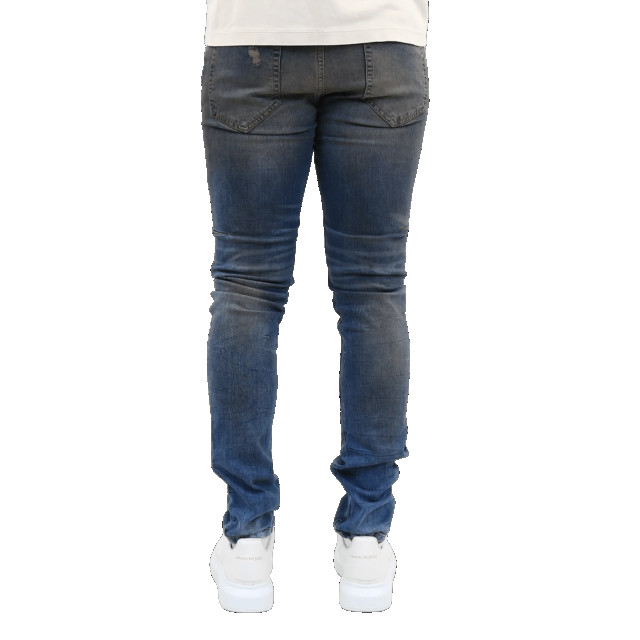 Flaneur Homme Heren destroyer skinny jeans S9082FH-Indigo large