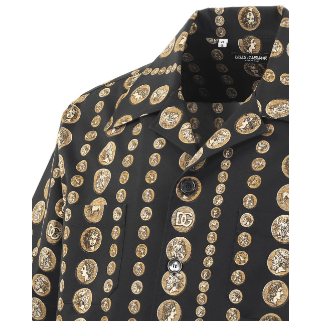Dolce and Gabbana Heren coin print stretch drill G5LD1T / FSFMU-HN4PG large