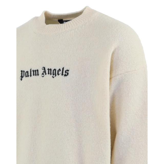 Palm Angels Heren classic logo sweater PMHE054F23KNI004-110 large