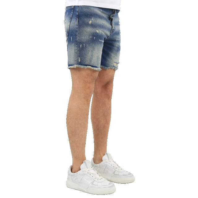 Flaneur Homme Heren blue jean short S7054FH-Indigo large