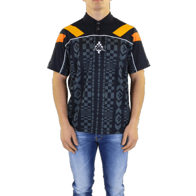 Marcelo Burlon Heren aop folk kappa soccer polo CMVA005S23FAB001-1007 large