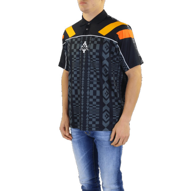 Marcelo Burlon Heren aop folk kappa soccer polo CMVA005S23FAB001-1007 large