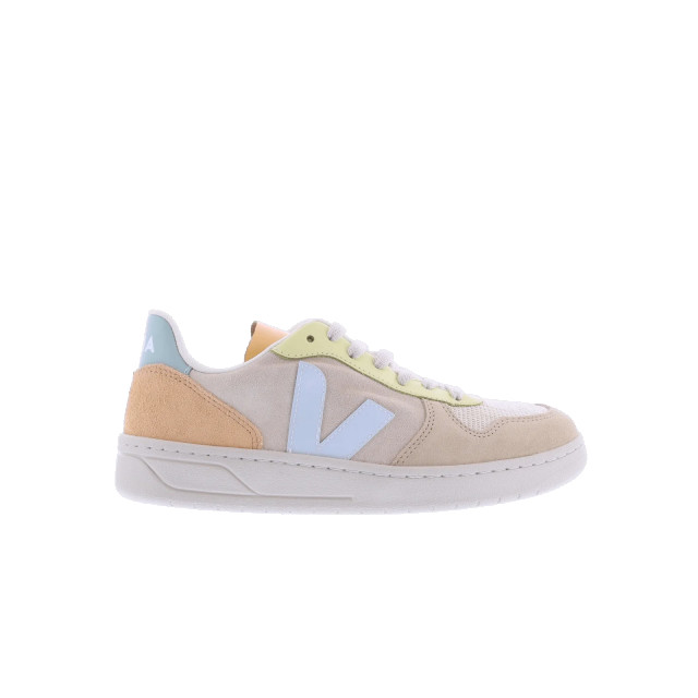 Veja Dames v-10 suede VX0303135-SABLE_MENTHOL-MULTICO large