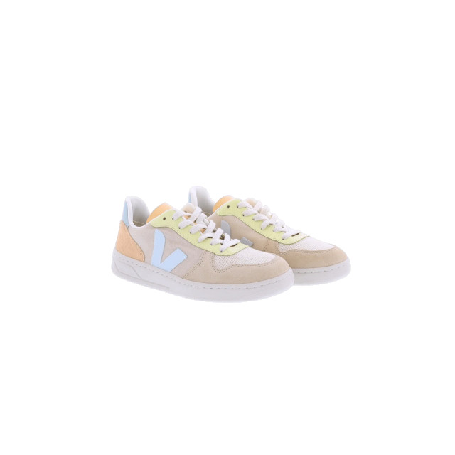 Veja Dames v-10 suede VX0303135-SABLE_MENTHOL-MULTICO large