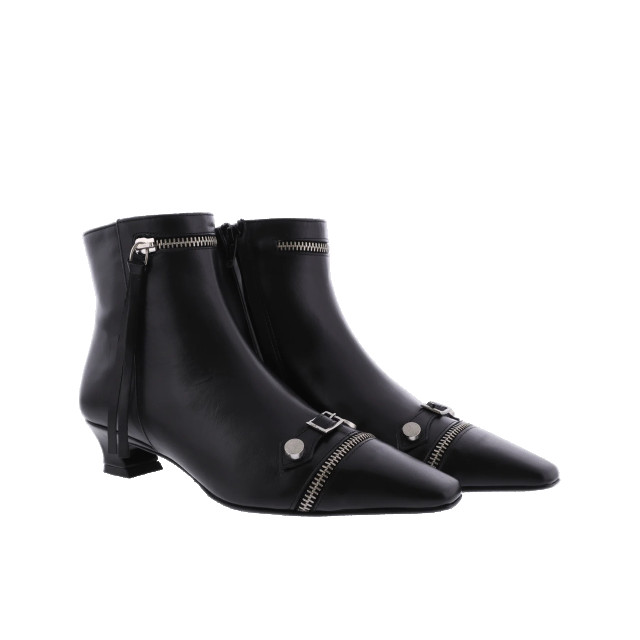 Atelier Verdi Dames troncheto leer H2252-Nero large