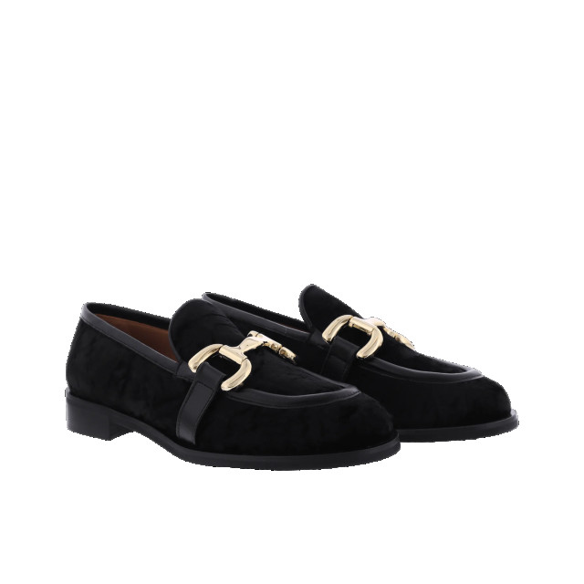 Atelier Verdi Dames scarpa velluto H1702-Nero large