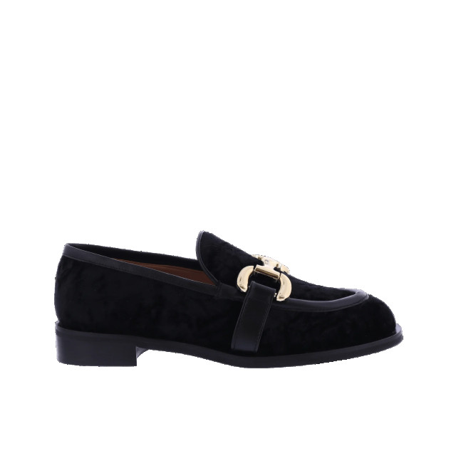 Atelier Verdi Dames scarpa velluto H1702-Nero large
