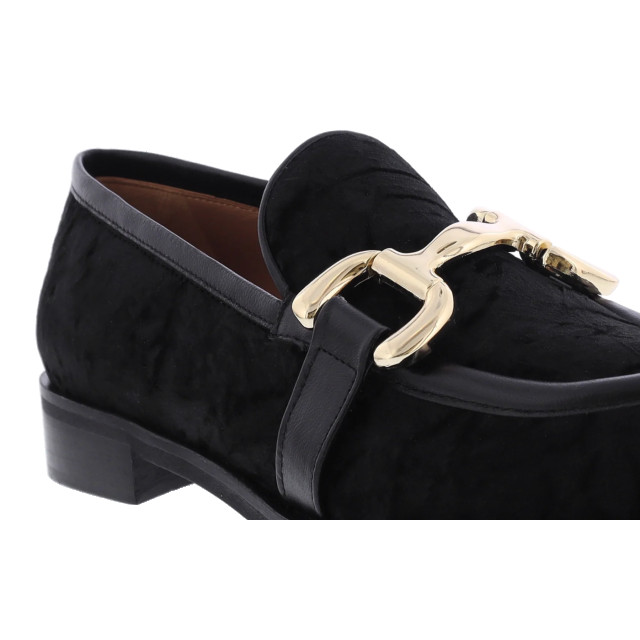 Atelier Verdi Dames scarpa velluto H1702-Nero large