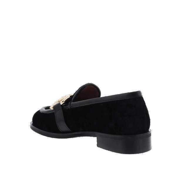 Atelier Verdi Dames scarpa velluto H1702-Nero large