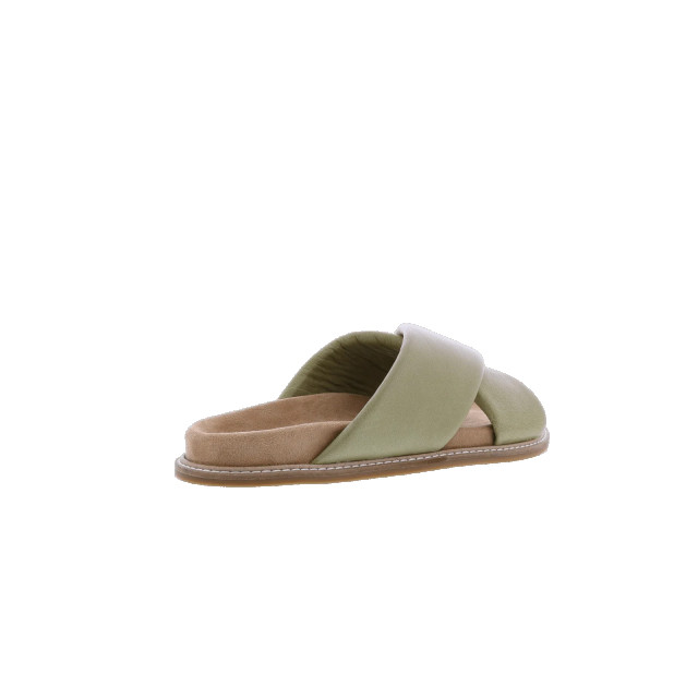 Paris Punk Dames leather band slipper 762019-OLIVE large