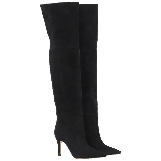 Atelier Verdi Dames high boot suede M2964-Zwart large