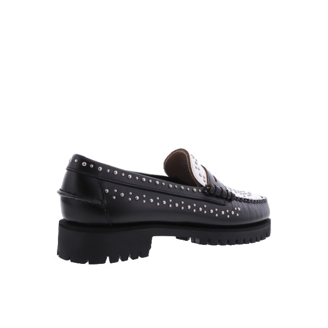 Sebago Dames dan studs loafer /wit 731278W-987 Black White large