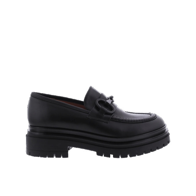 Atelier Verdi Dames chunky loafer leer M1254-Zwart large