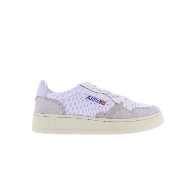 Autry Dames 01 low leer/suede/mesh AULWCN01-UK WHITE large