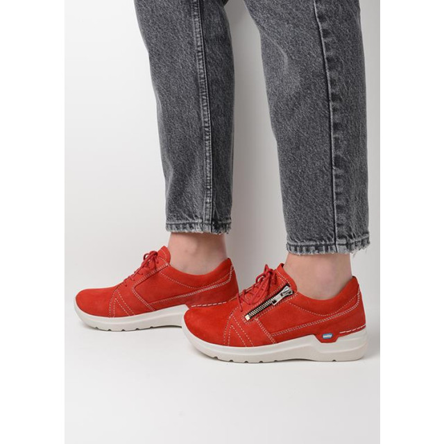 Wolky 06609 Feltwell Antique nubuck Veterschoenen Rood 06609 Feltwell Antique nubuck large