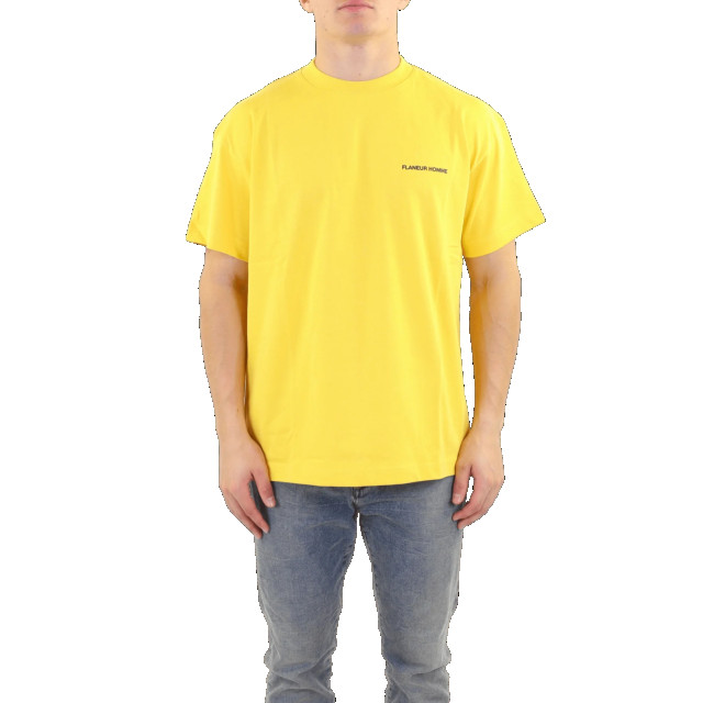 Flaneur Homme Heren peace t-shirt S11060FH-YELLOW large