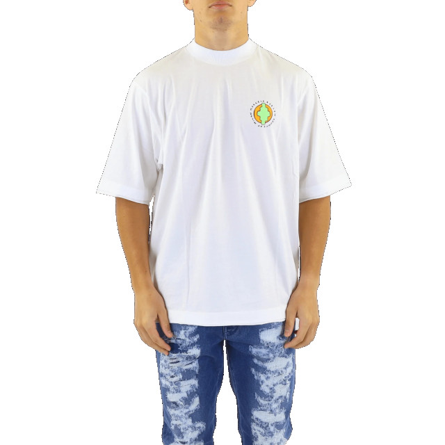 Marcelo Burlon Heren sunset bird dbl hem over tee CMAA078S23JER001-120 large