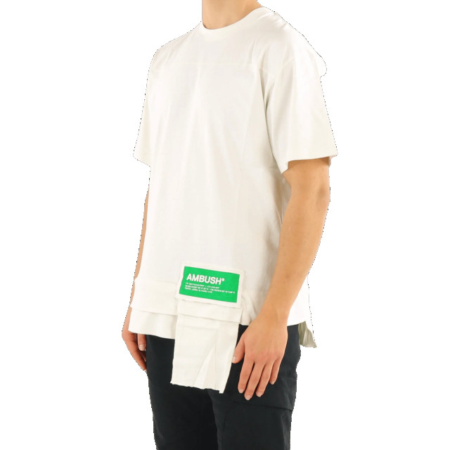 AMBUSH Heren waist pocket t-shirt tofu fern BMAA004F21JER001-358 large