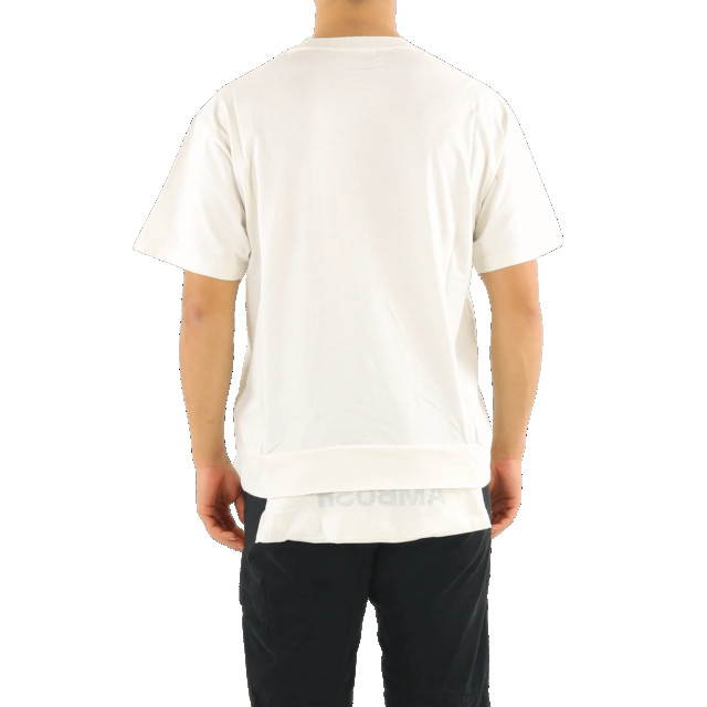 AMBUSH Heren waist pocket t-shirt tofu fern BMAA004F21JER001-358 large