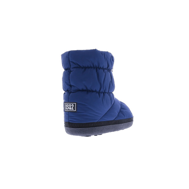 Dsquared2 Kids snow boots low logo patch 72340-NAVY/BLACK/WHITE PRINT large