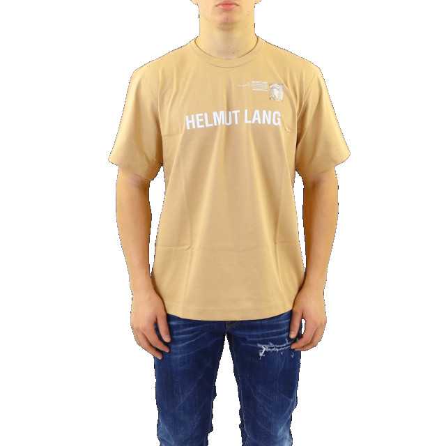 Helmut Lang Heren paris tee M05HM535-v47 Beige large