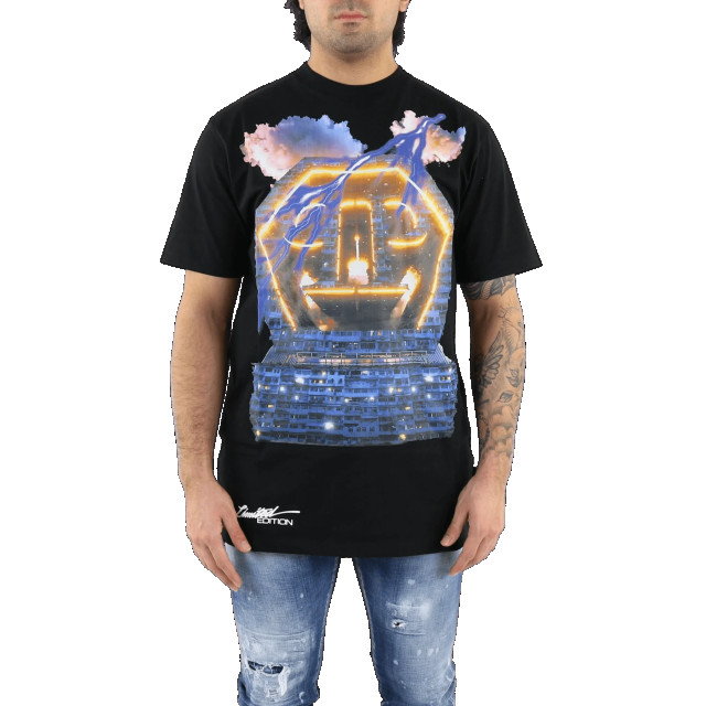 Philipp Plein Heren t-shirt round neck UTK0123PJY-Black large