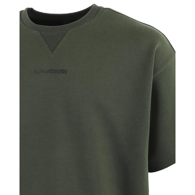 AlphaTauri Heren jahev t-shirt ATA23535-Dark Green large