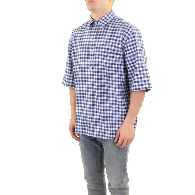 Acne Studios Heren fn-mn-shir000659 BB0489-AF2-Blue/white large