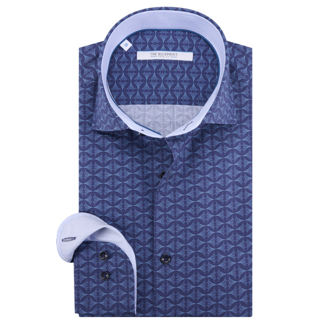 The Blueprint trendy overhemd met lange mouwen 086662-001-L large