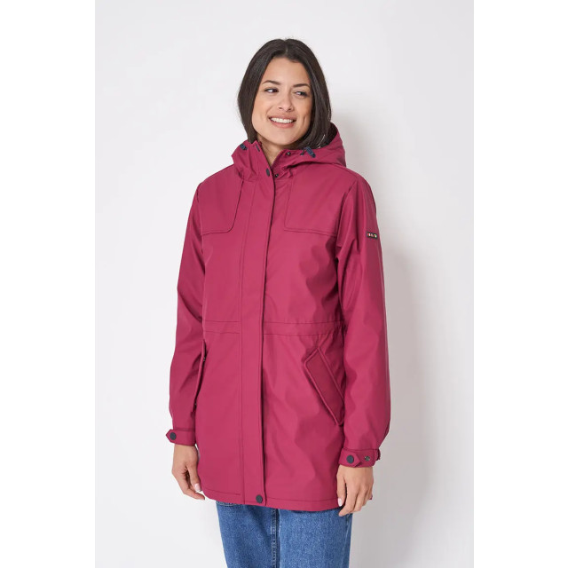 Batela Donker dames winter regenjas sluis - C3083-RH large